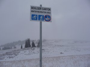 Non motorized area between sign and highway. Notice Boscos Hill and the Chasta Gap in the background..JPG